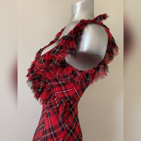 Free People Venitia Plaid Ruffle Maxi - Picture 6 of 7